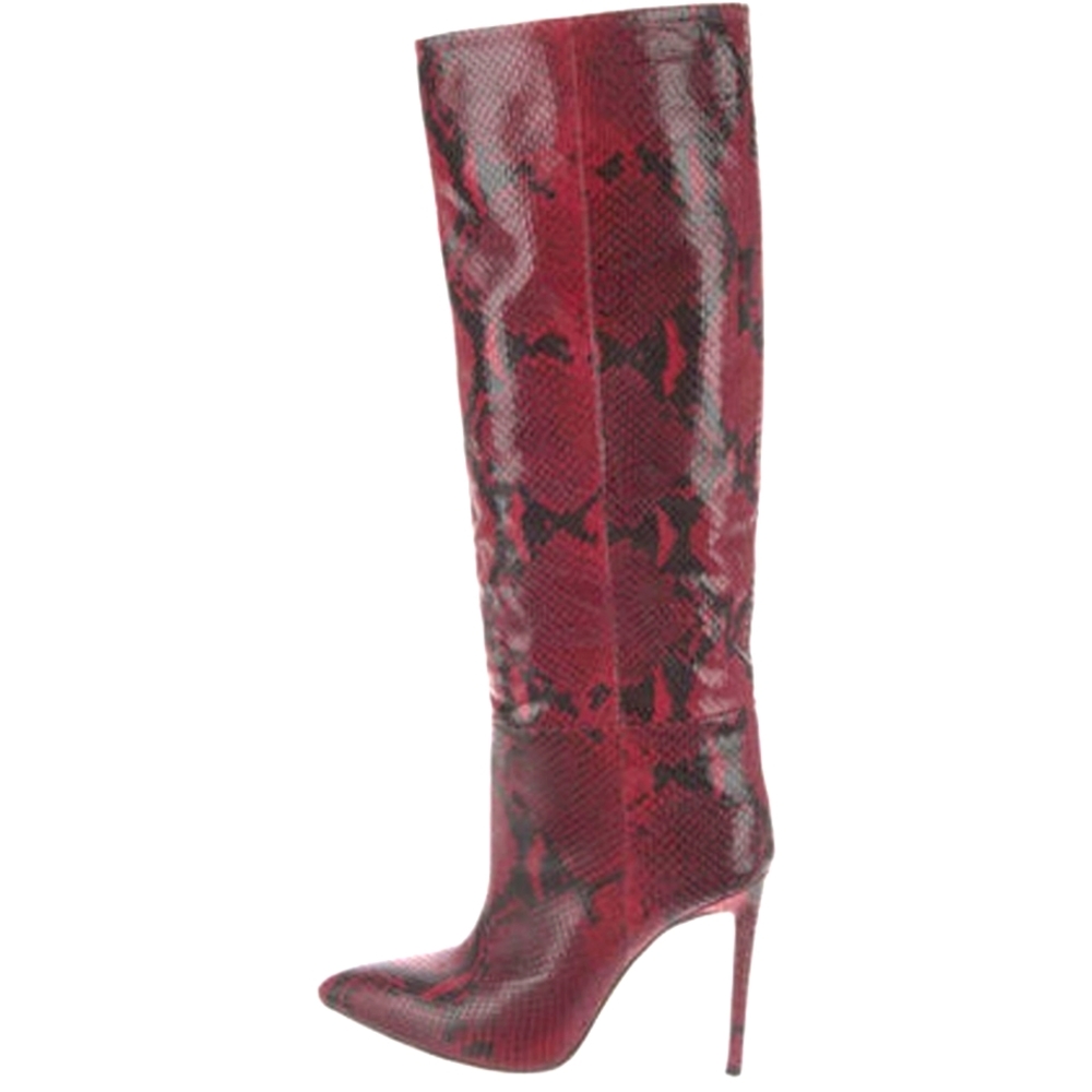 PARIS TEXAS SNAKE SKIN BOOTS